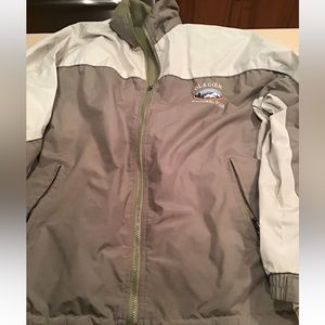 - Alaska national park glacial park design tans and brown small